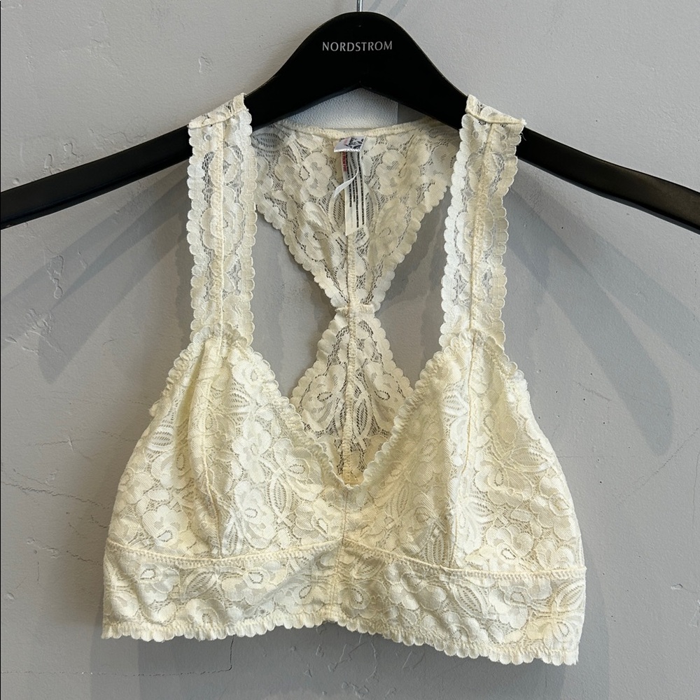 Free People Galloon Racerback Lace Bra - Picture 2 of 8